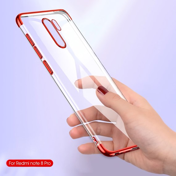 Xiaomi Redmi Note 8 Pro Kılıf CaseUp Laser Glow Kırmızı 4