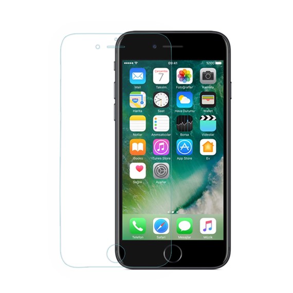 Apple iPhone 8 CaseUp Kırılmaz Cam Ekran Koruyucu 2