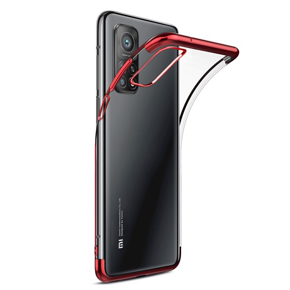 CaseUp Xiaomi Mi 10T Pro Kılıf Laser Glow Kırmızı 1