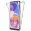 CaseUp Samsung Galaxy A23 Kılıf 360 Çift Taraflı Silikon Şeffaf