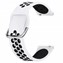Huawei Watch GT Active CaseUp Silicone Sport Band Beyaz Siyah