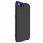 Oppo RX17 Neo Kılıf CaseUp Triple Deluxe Shield Siyah Mavi