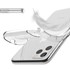 Apple iPhone 12 Pro Max CaseUp İnce Şeffaf Silikon Kılıf Beyaz 3