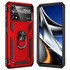CaseUp Xiaomi Poco X4 Pro 5G Kılıf Magnetic Ring Holder Kırmızı 1