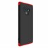 Samsung Galaxy Note 9 Kılıf CaseUp Triple Deluxe Shield Siyah Kırmızı 1