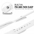 Apple Watch 4 44mm CaseUp Silikon Spor Kordon Beyaz 2