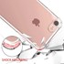 Apple iPhone 7 Kılıf CaseUp Titan Crystal Şeffaf 4