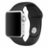 Apple Watch SE 44mm CaseUp Silikon Spor Kordon Siyah 2