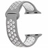 Apple Watch SE 44mm CaseUp Silicone Sport Band Kordon Kayış Gri 1