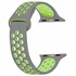CaseUp Apple Watch SE 2022 40mm Kordon Silicone Sport Band Gri Yeşil 1
