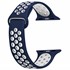 Apple Watch 1 42mm CaseUp Silicone Sport Band Lacivert Beyaz 1