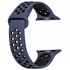 Apple Watch SE 44mm CaseUp Silicone Sport Band Kordon Kayış Gece Mavisi 1