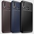 Huawei Honor Play Kılıf CaseUp Fiber Design Siyah 3