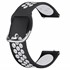 Huawei Watch GT Active CaseUp Silicone Sport Band Siyah Beyaz 1