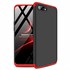 Oppo RX17 Neo Kılıf CaseUp Triple Deluxe Shield Siyah Kırmızı 5