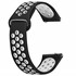 CaseUp Huawei Watch GT2e Kordon Silicone Sport Band Siyah Beyaz 1