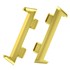 Oppo Watch 46mm CaseUp Silicone Cornered Kordon Lacivert Gold Pimli 4