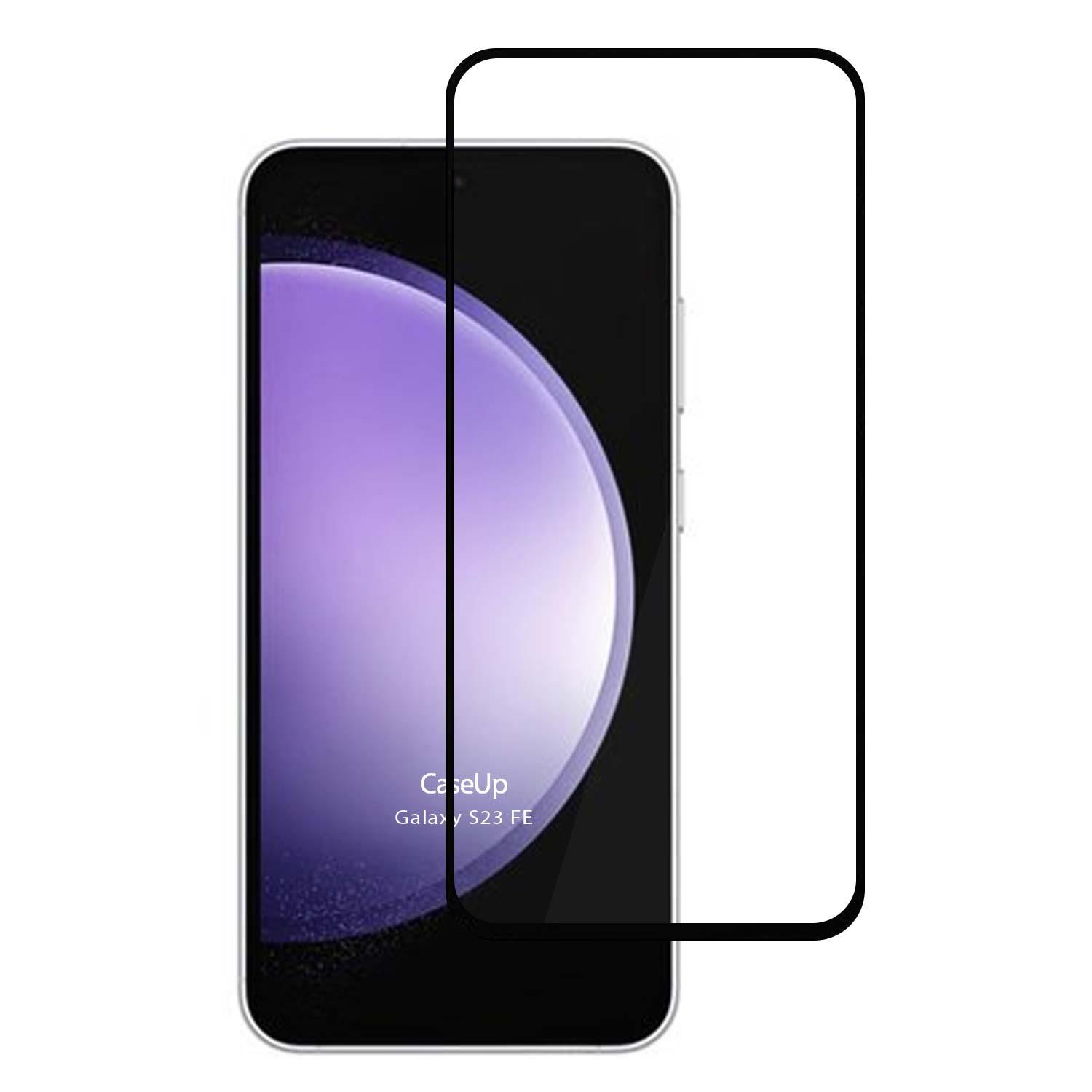 CaseUp Samsung Galaxy S23 FE Tam Kapatan Ekran Koruyucu Siyah