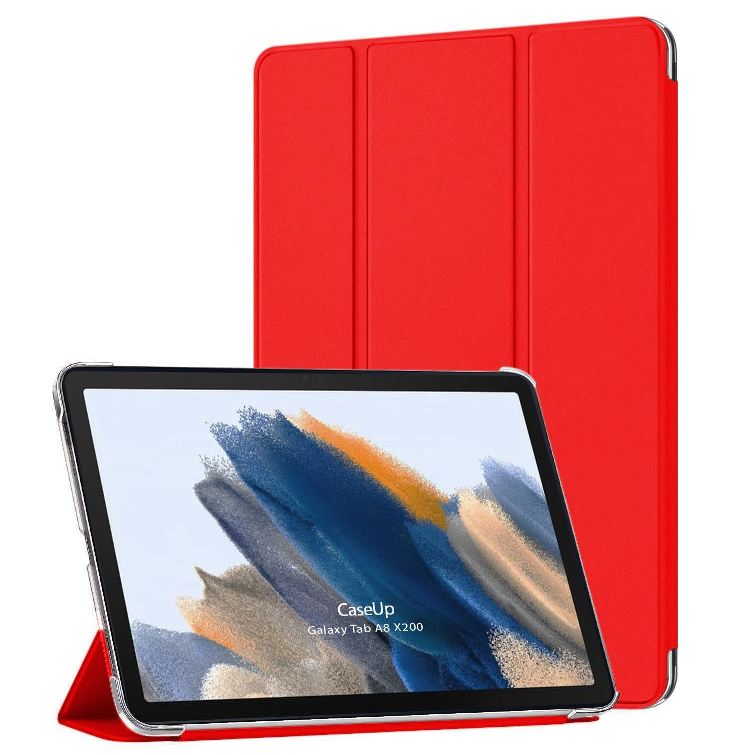 CaseUp Samsung Galaxy Tab A8 X200 Kılıf Smart Protection Kırmızı