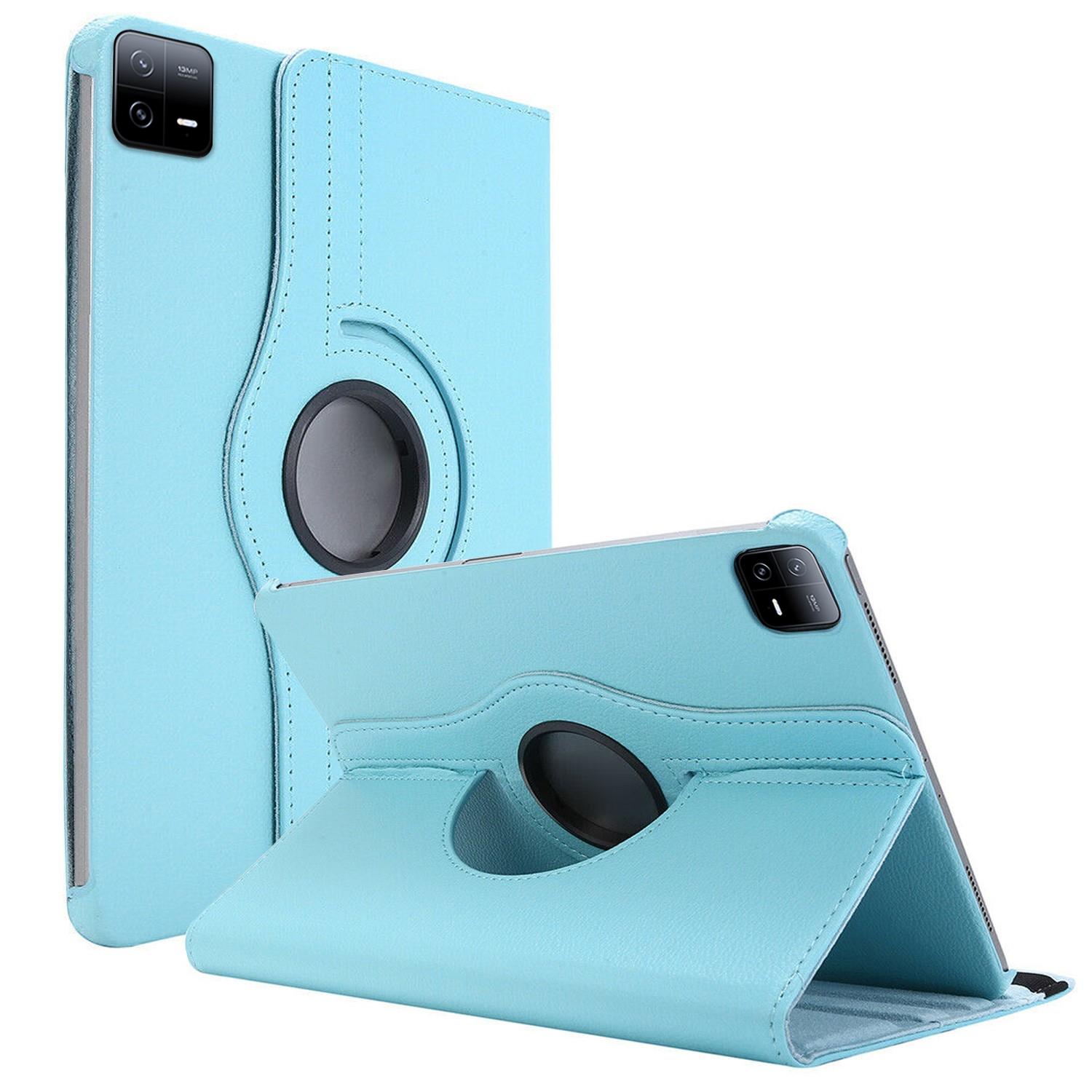 CaseUp Xiaomi Pad 6 Kılıf 360 Rotating Stand Mavi