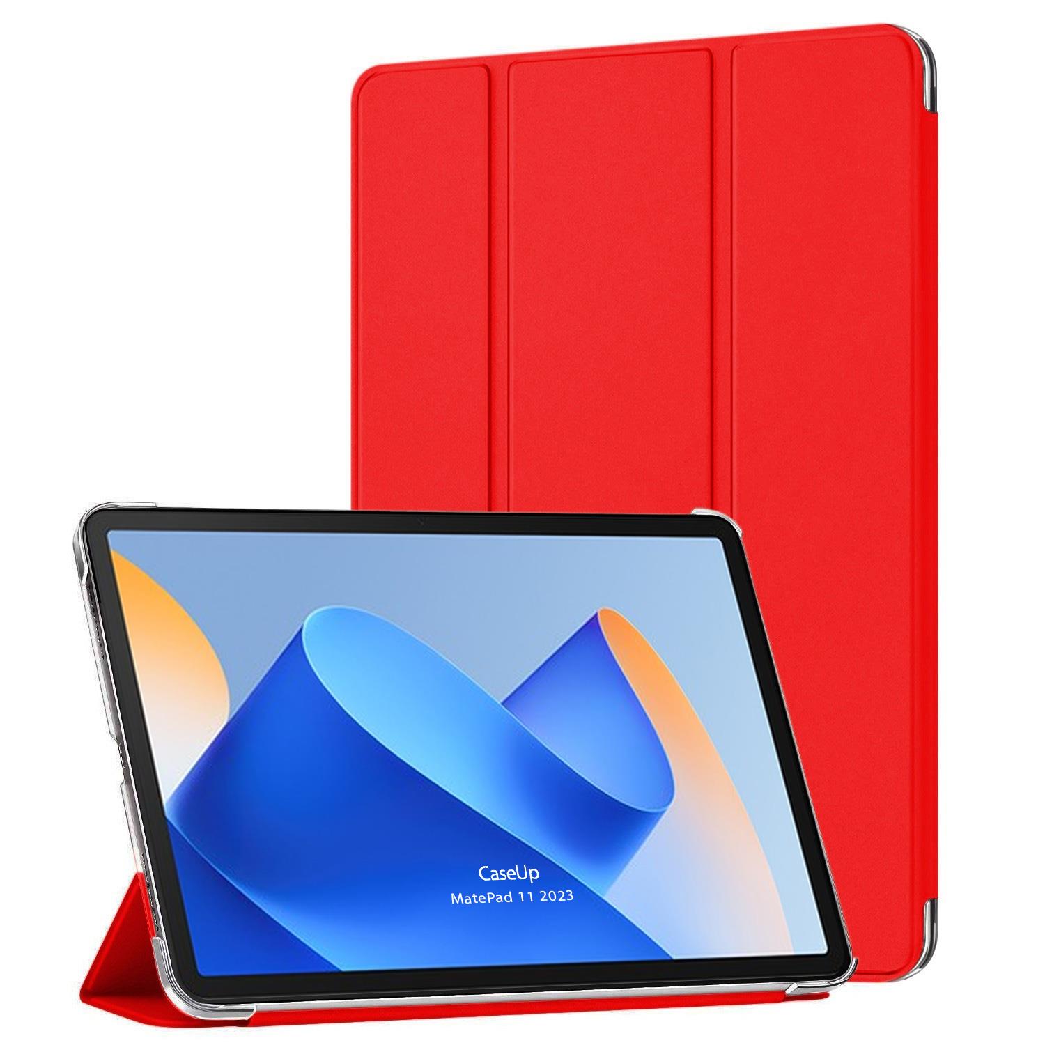 Huawei MatePad 11 5 Kılıf CaseUp Smart Protection Kırmızı