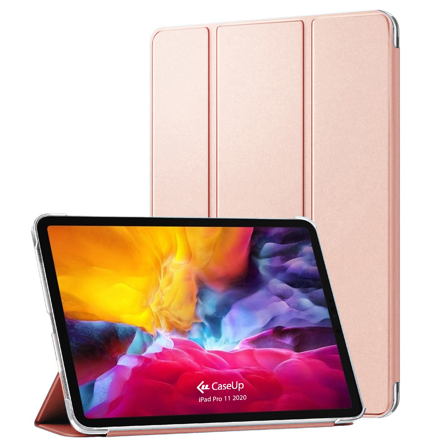 Apple iPad Pro 11 2020 2 Nesil Kılıf CaseUp Smart Protection Rose Gold