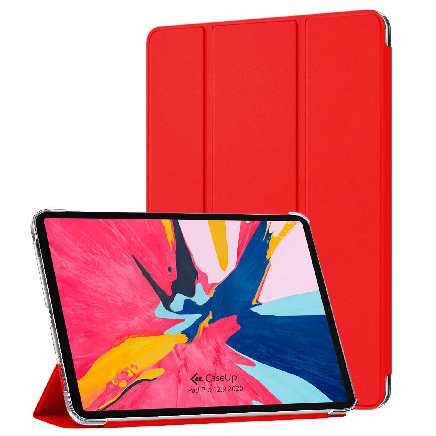 CaseUp Apple iPad Pro 12 9 2021 5 Nesil Kılıf Smart Protection Kırmızı