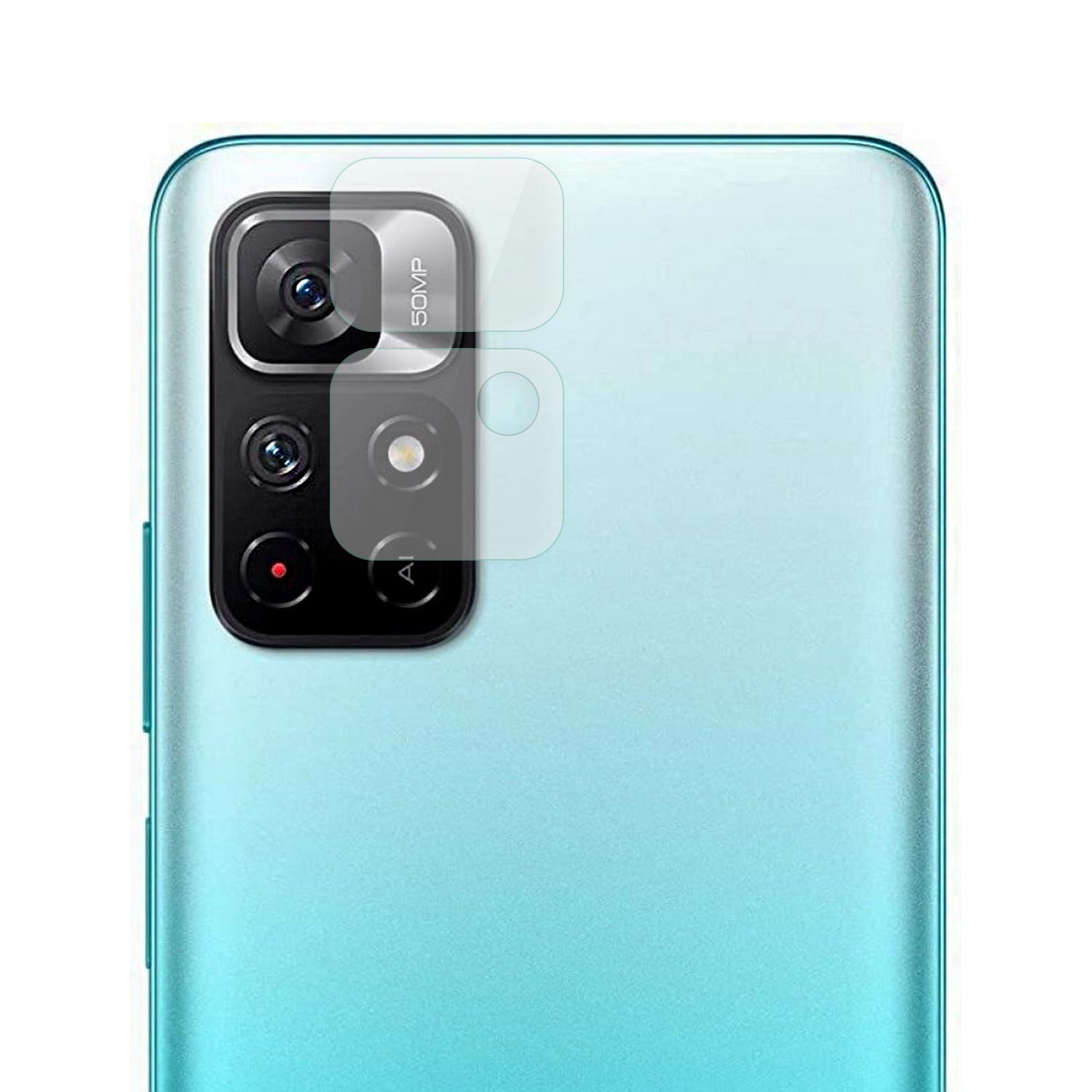 CaseUp Xiaomi Redmi Note 11T Nano Camera Lens Protector Şeffaf
